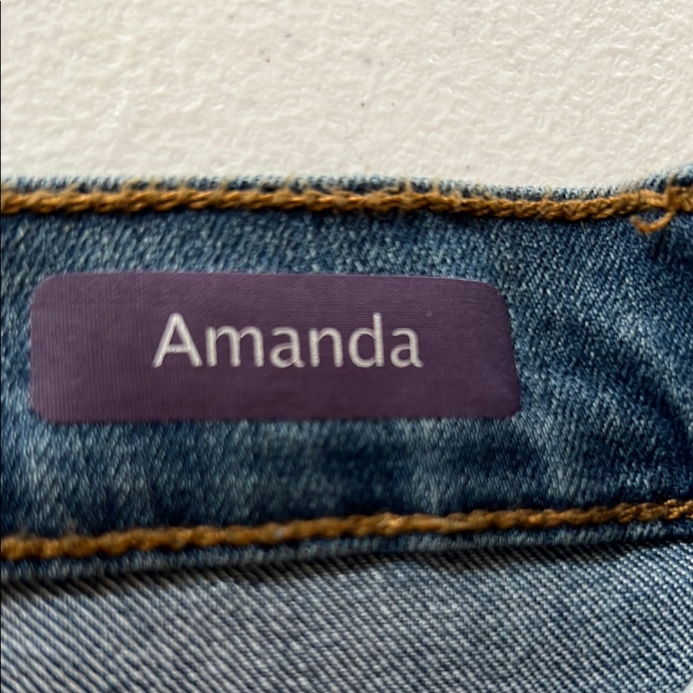 Gloria Vanderbilt Amanda Women's Blue Original Slimming Jean Size 10 P short - Picture 12 of 16